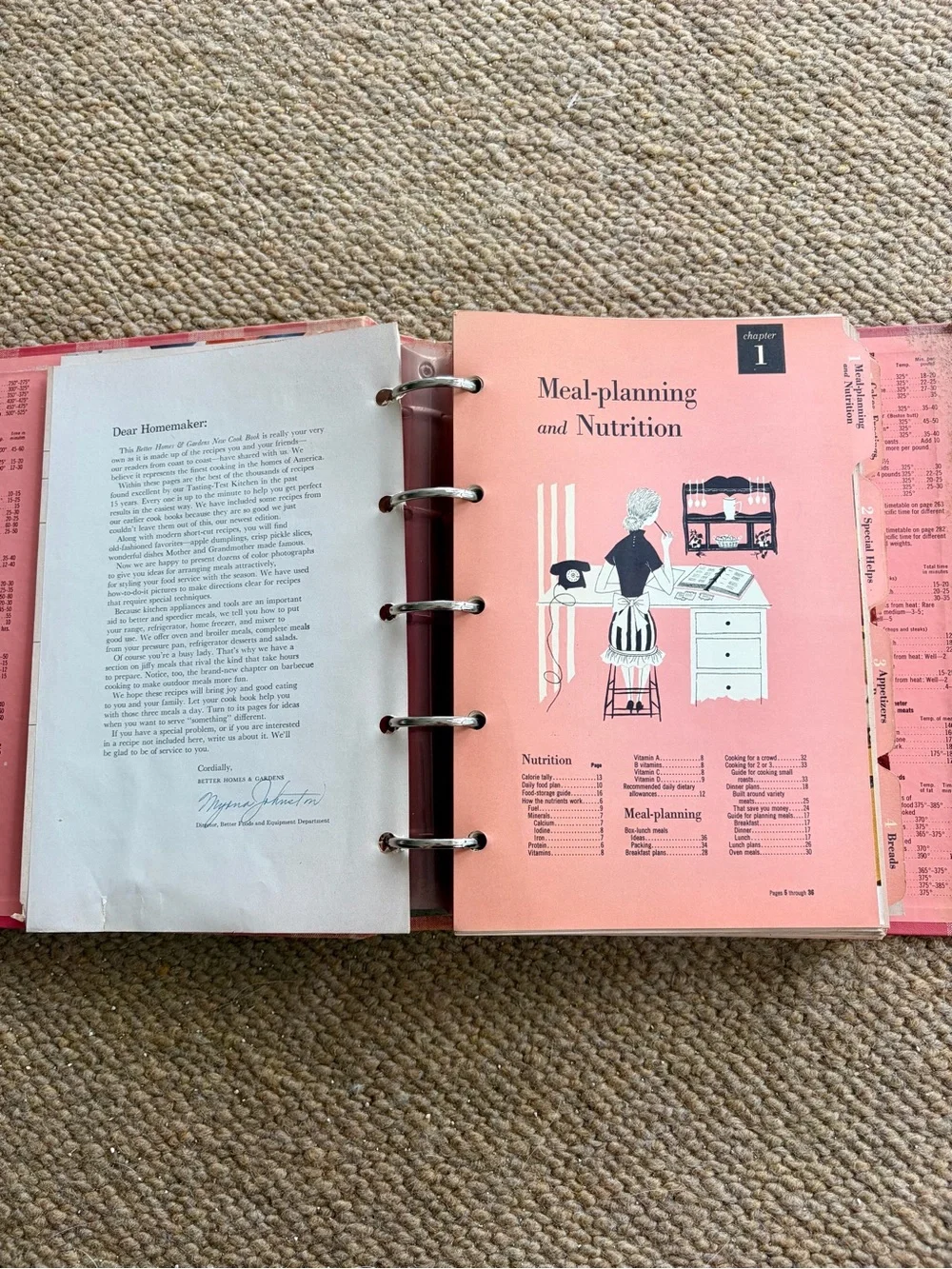 Vintage 1953 Better Homes & Gardens New Cook Book 1st Edition 8th Printing